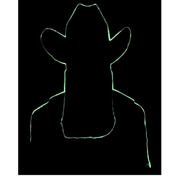 🌹🌵 Orville Peck 🌵🌹. Hand-Painter vintage front leather jacket - Picture 3 of 6